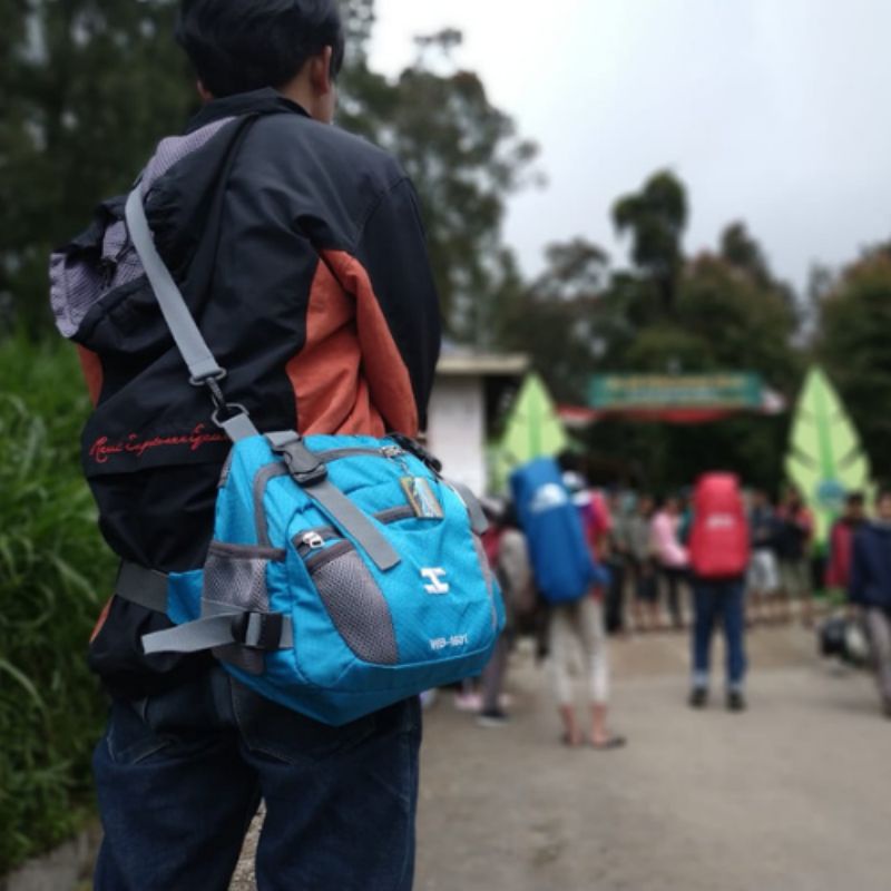 Tas Slingbag Outdoor Higamo - Wb 1601 Tas Pinggang Murah Berkualitas Cocok Buat Naik Gunung Travelling Hiking Touring Riding Gowes Bersepeda Dan Juga Untuk Sekolah