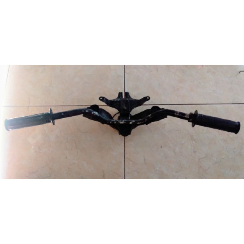 Stang Stir Setang Setir Copotan Yamaha Alfa Ori Original Plus Handgrip Hanfat