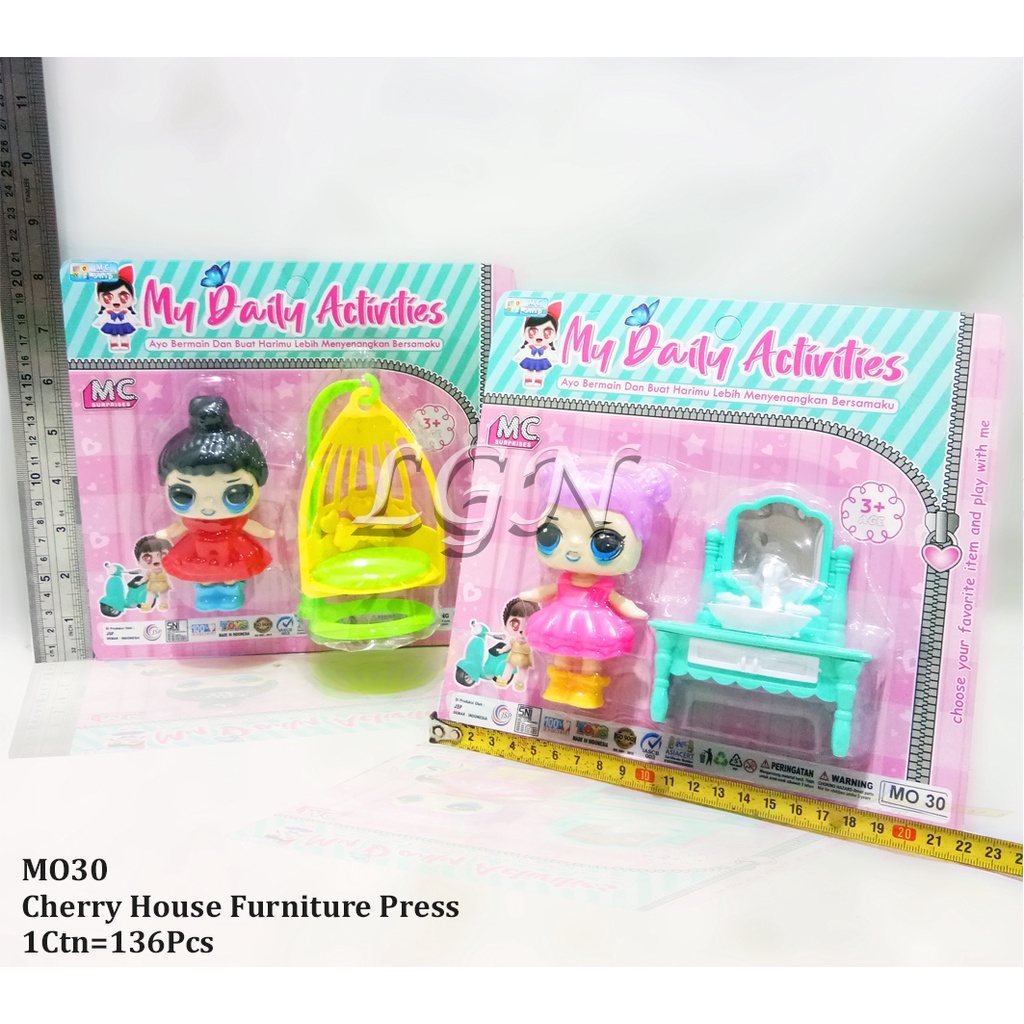 Mainan anak boneka cherry little kitchen press - MO30 / MO34 / MO35