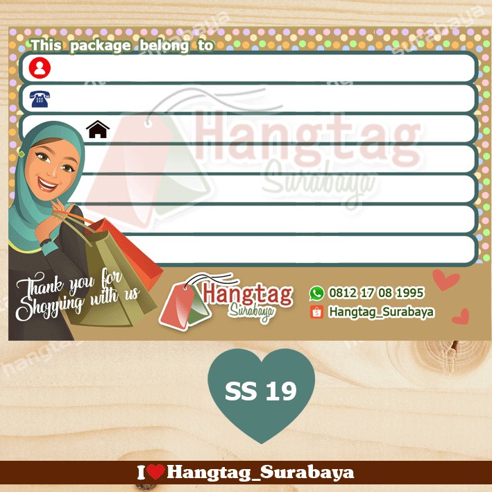 

Sticker alamat address Stiker pengiriman olshop pengiriman fragile custom online hijaber