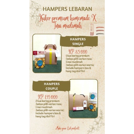 

Hampers lebaran kue kering