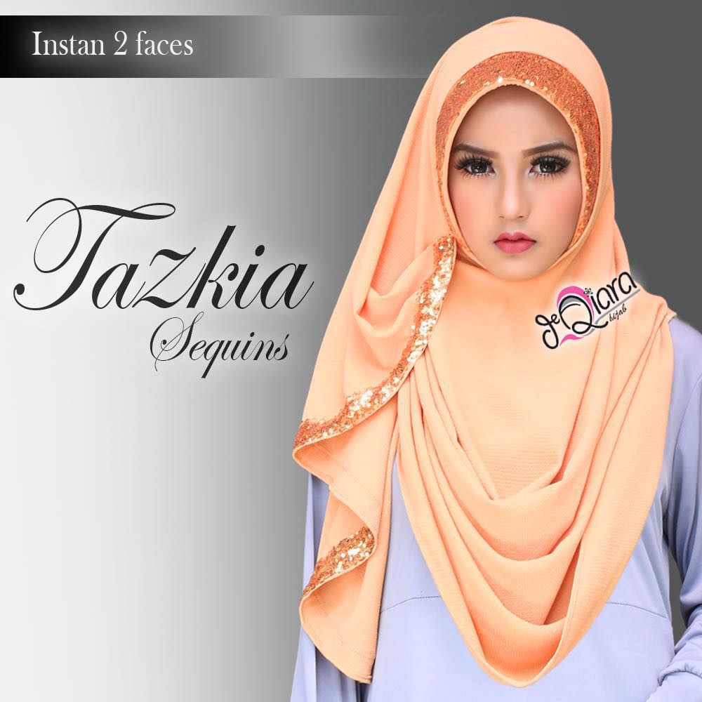  Hijab  Instan Tazkia Squins Shopee Indonesia