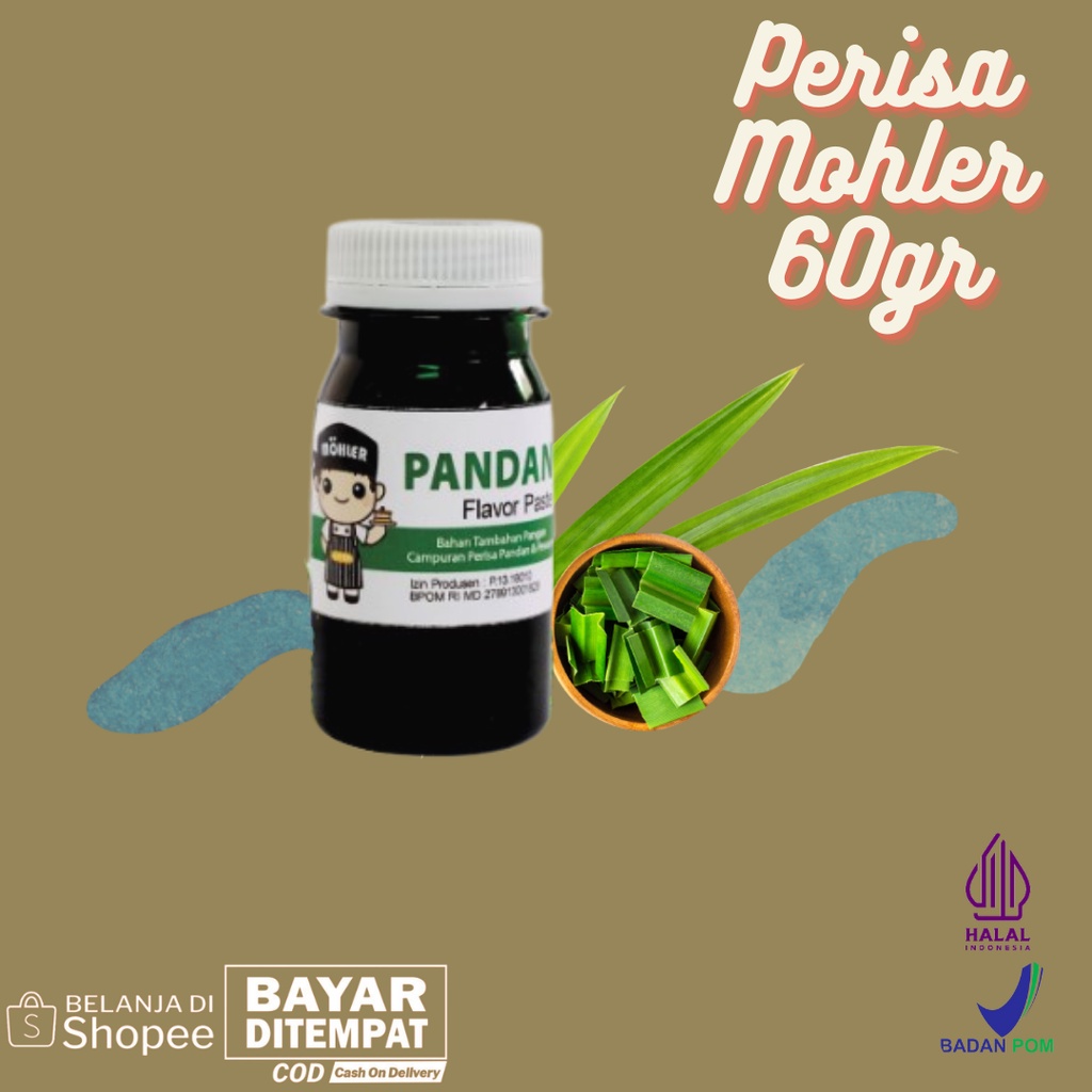 

⚡COD⚡ PERISA PASTA PEWARNA MOHLER PANDAN 60gr / PERISA PASTA MOHLER PANDAN UNTUK TAMBAHAN ADONAN ICE CREAM / PERISA PASTA MOHLER PANDAN INI COCOK UNTUK MINUMAN BUKA PUASA DAN TAKJIL / MOHLER Pasta perisa pewarna PANDAN