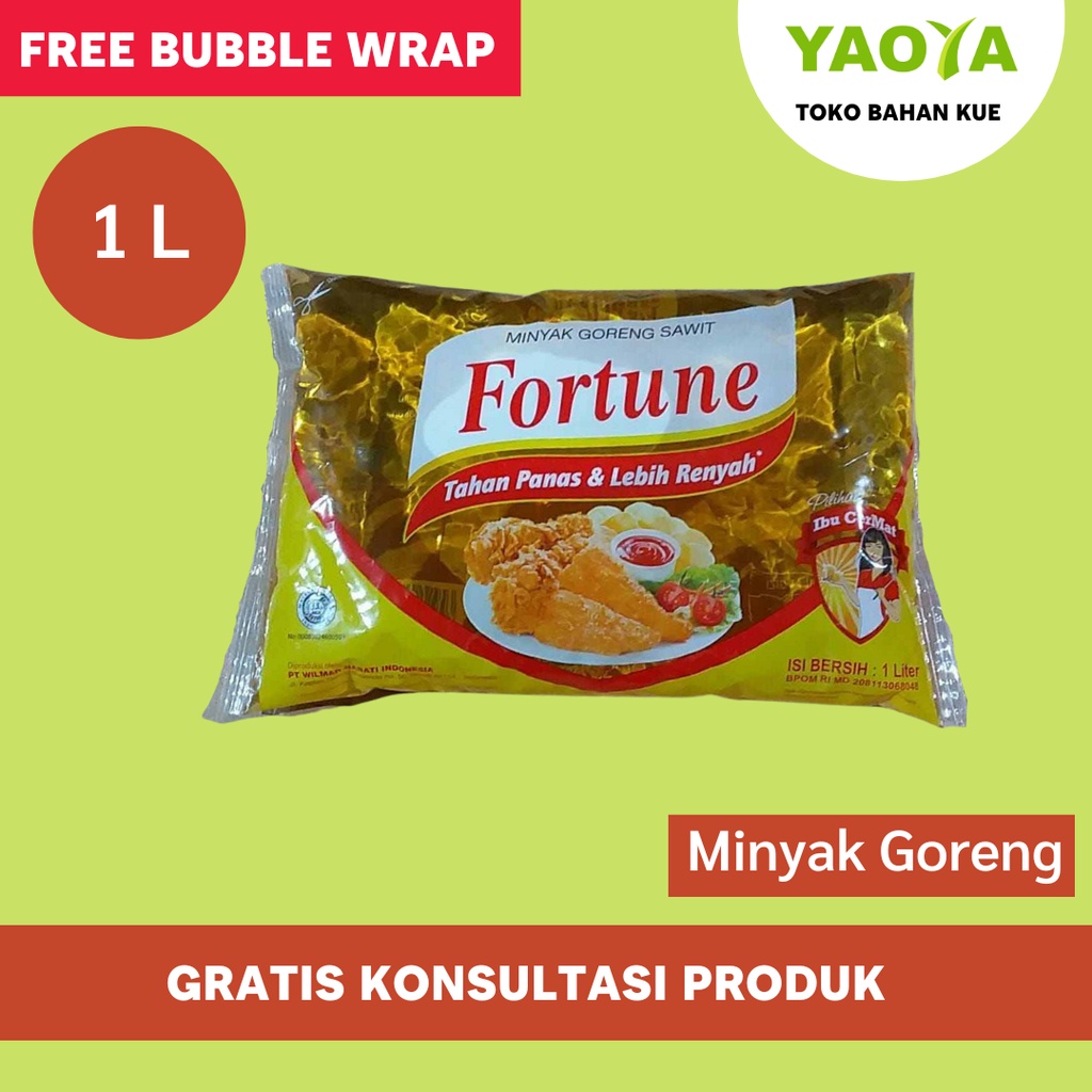 Jual Fortune Minyak Goreng Pillow Pack Liter Shopee Indonesia