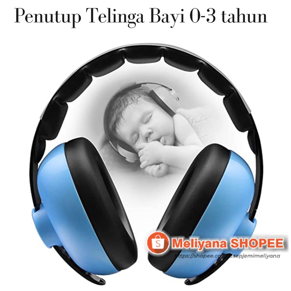 Penutup Telinga Bayi Peredam Kebisingan Earmuffs Children Baby Protection Ear Muff Noise Reduction