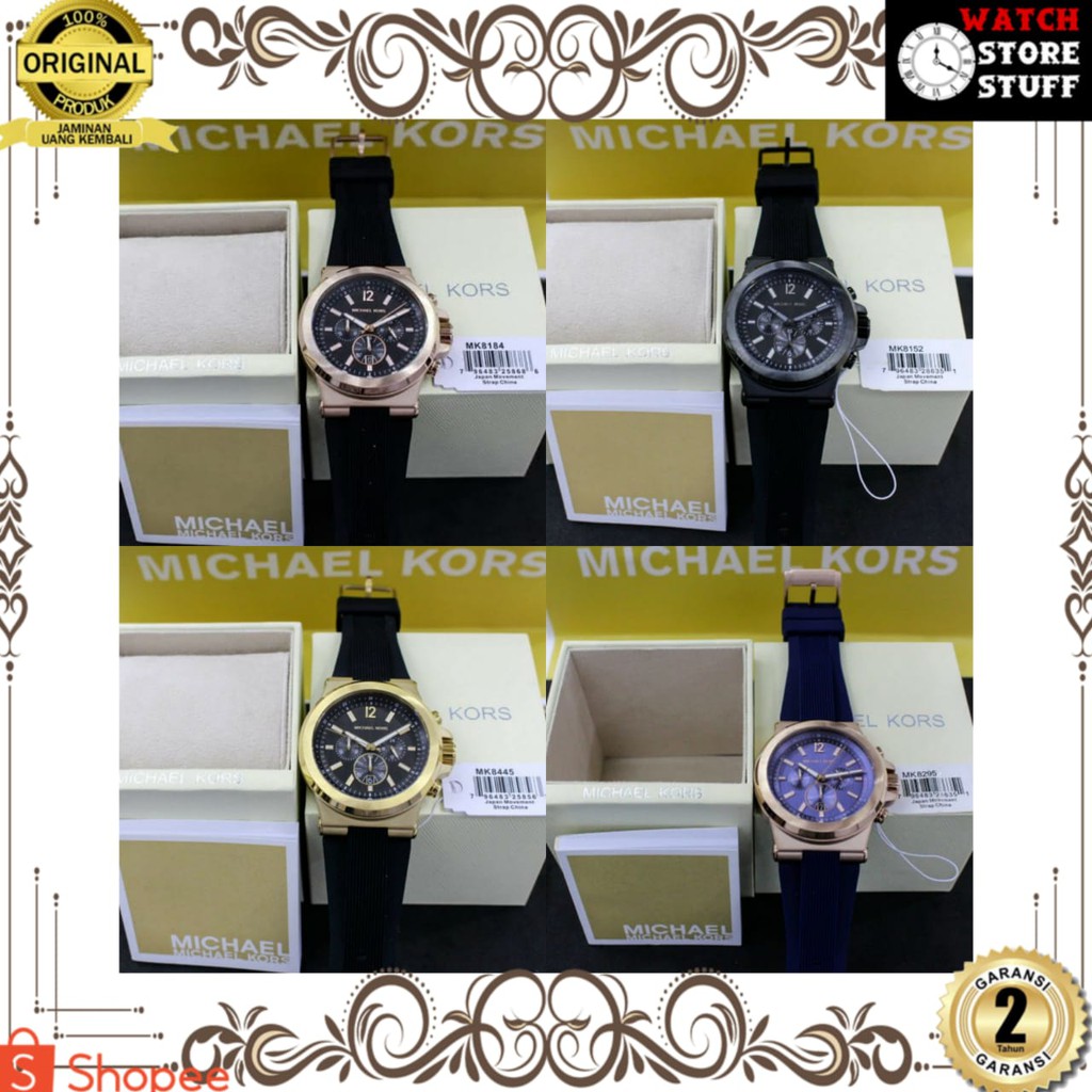 JAM TANGAN PRIA WANITA | RANTAI | KULIT | KARET | MURAH | MICHAEL KORS MK8184 MK8152 MK8445 MK8295 O