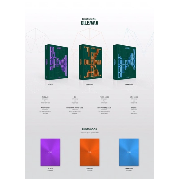 [PO] WTO/WTS STUDIO ALBUM+ BENE DIMENSION : DILEMMA ENHYPEN (WEVERSE) SCYLLA VER.