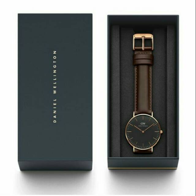 [ COD - GARANSI ] Jam tangan pria DW BRISTOL paket box papper bag
