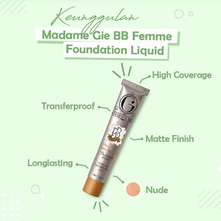 Madame Gie BB Femme Foundation Liquid - MakeUp