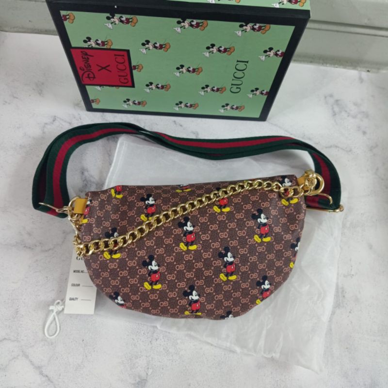 TAS GUCCI WAISTBAG MICKEY DISNEY IMPORT