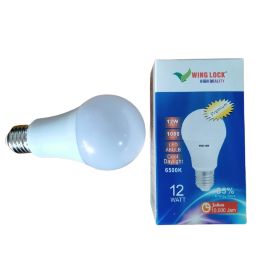 LAMPU LED WING LOCK 12 WATT PREMIUM BOHLAM LED GARANSI 1 TAHUN