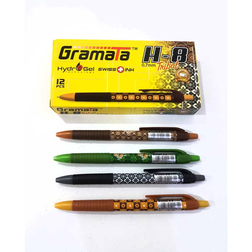 

HARGA PER 6 PCS PULPEN HYDRO GEL 0.7MM MOTIF BATIK H-8 TRIBAL
