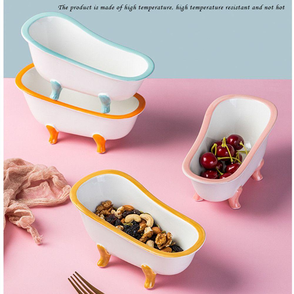 Preva Bathtub bowl Lucu Alat Baking Yogurt tea bowl Puding Kontes Es Krim Dessert Baking bowl