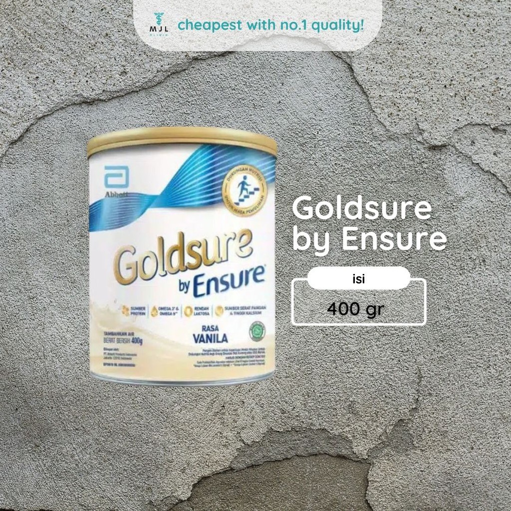 

Goldsure 400gr Vanila (Kemasan Baru Ensure 400gr)