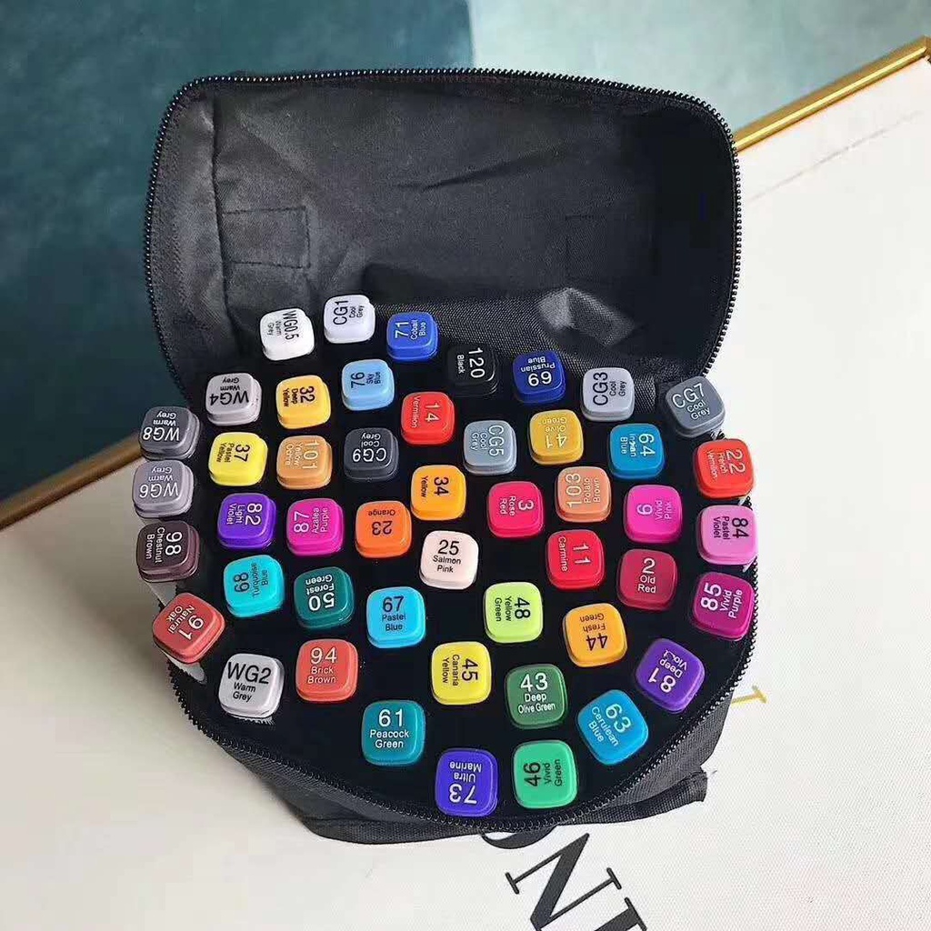 

Touch Art Marker 48 / double headed marker set Multi Color Spidol Warna Warni Dua sisi SPIDOL MURAHH