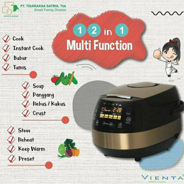 (ORIGINAL)NEW SMART COOKER VIENTA LOW CARBO