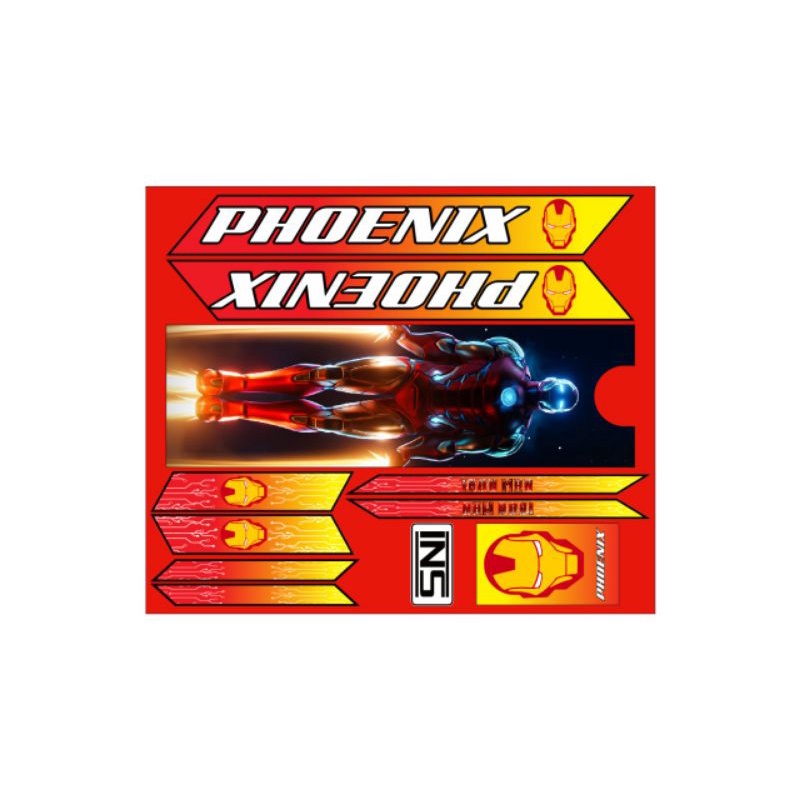 stiker decal sepeda BMX anak UK 12/16