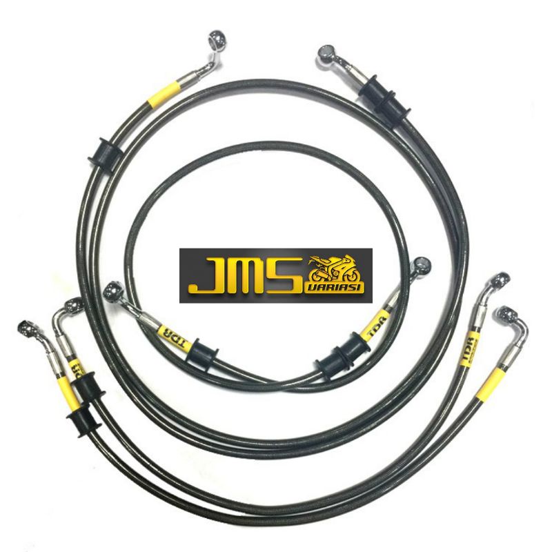 selang rem kabel rem tdr racing non abs depan dan belakang nmax old lama nmax new set