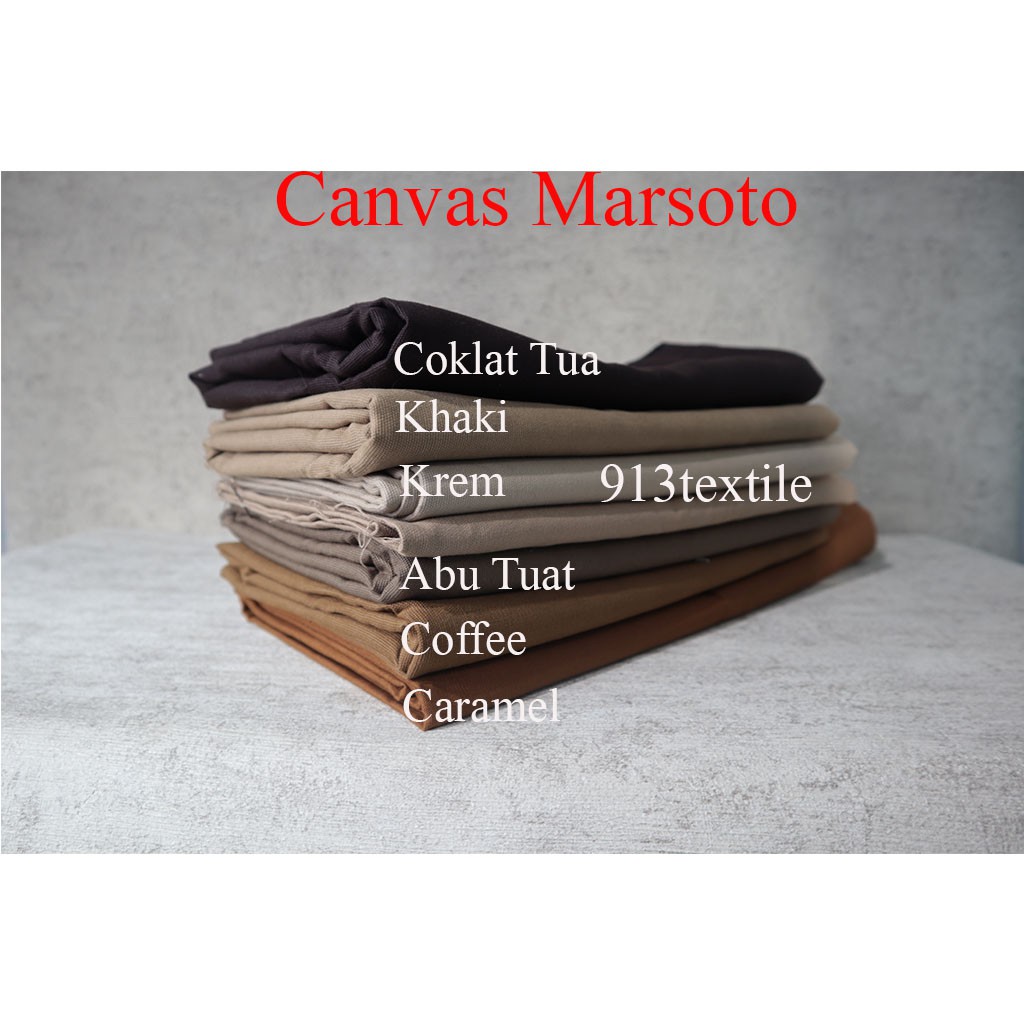 Bahan Kain Kanvas Marsoto Tebal