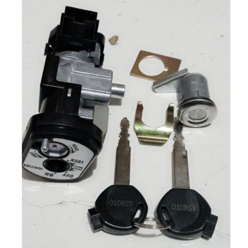 KUNCI KONTAK KEY SET PLUS KUNCI JOK BEAT NEW FI INJEKSI ESP STREET BEAT ECO 2016-1017-2018 KOMPLIT