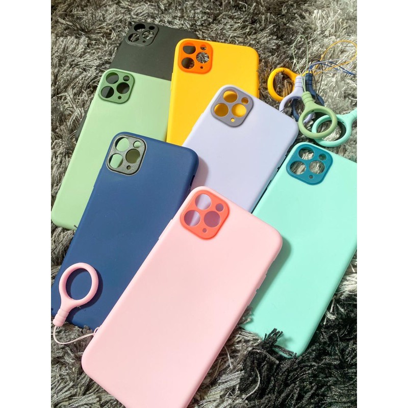 Case Iphone 11 ProMax 11Pro 11 7 Plus 7 6 6 Plus X XS XR XS max Soft Case Iphon Warna warni