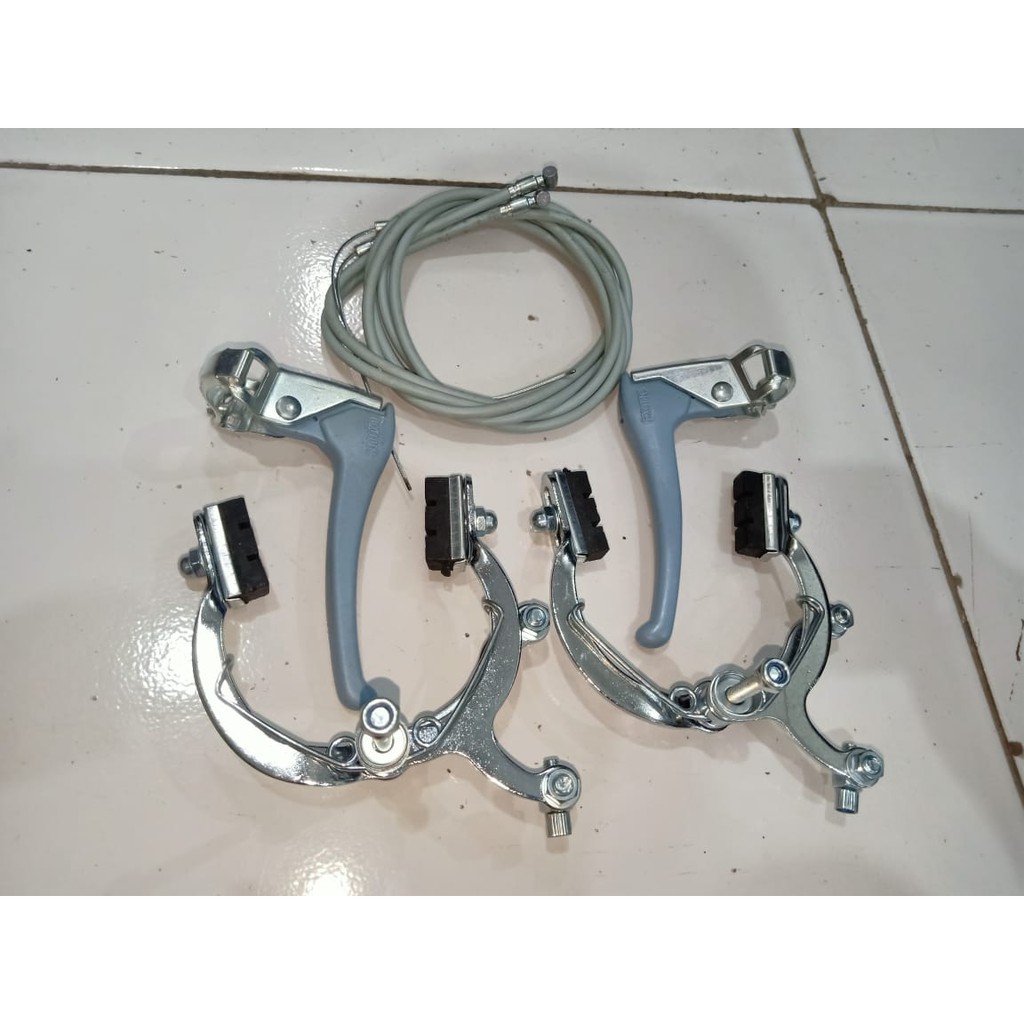 Fullset Rem U Brake, rem sepeda anak jepit Besi