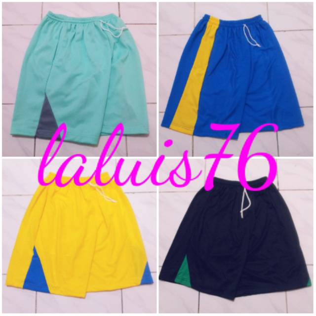 Size M, L, XL, XXL Celana kolor pendek short pants boxer bola basket futsal surfing hawai pantai