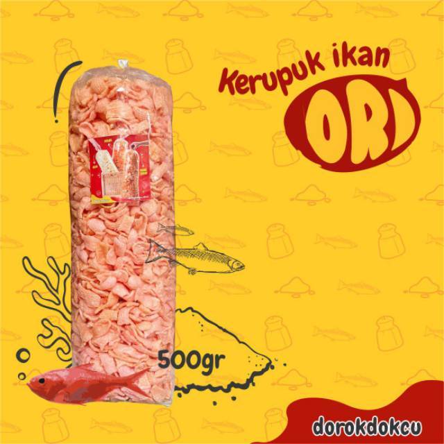 

Dorokdok kerupuk ikan daun jeruk 1 kg