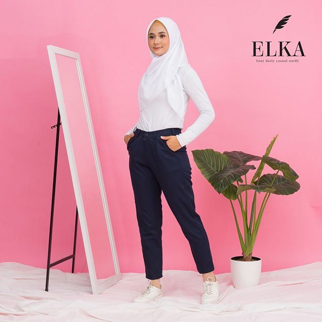  Baggy  Pants Celana  kain wanita  model  sekarang warna 