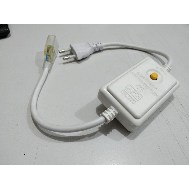 adaptor 2 pin led strip neon flex / adaptor neon flex / adaptor kontroller ledstrip 100 meter