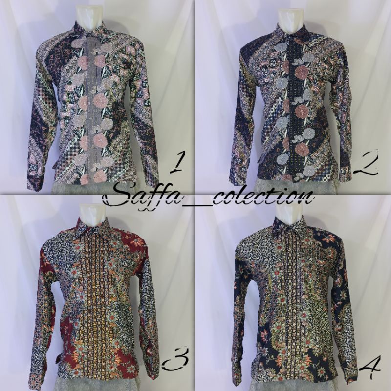 kmeja batik pria/batik pria/kmeja lengan panjang