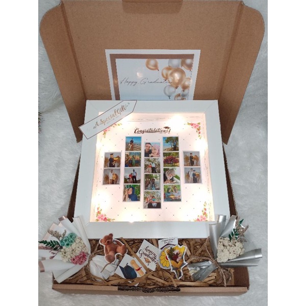 FRAME 3D / KOLASE LIGHT FRAME  / hadiah birthday, anniversary, graduation,  KADO ULANG TAHUN VIRAL