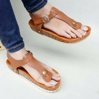  Sandal  Jepit Tali  Coklat CARVIL  Shopee Indonesia