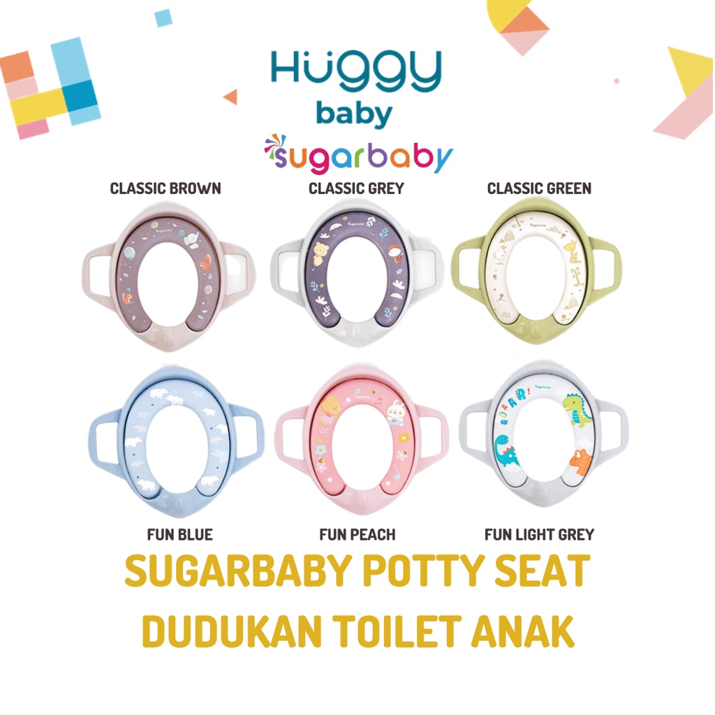 Sugarbaby Potty Seat With Handles | Dudukan Toilet Seat Anak