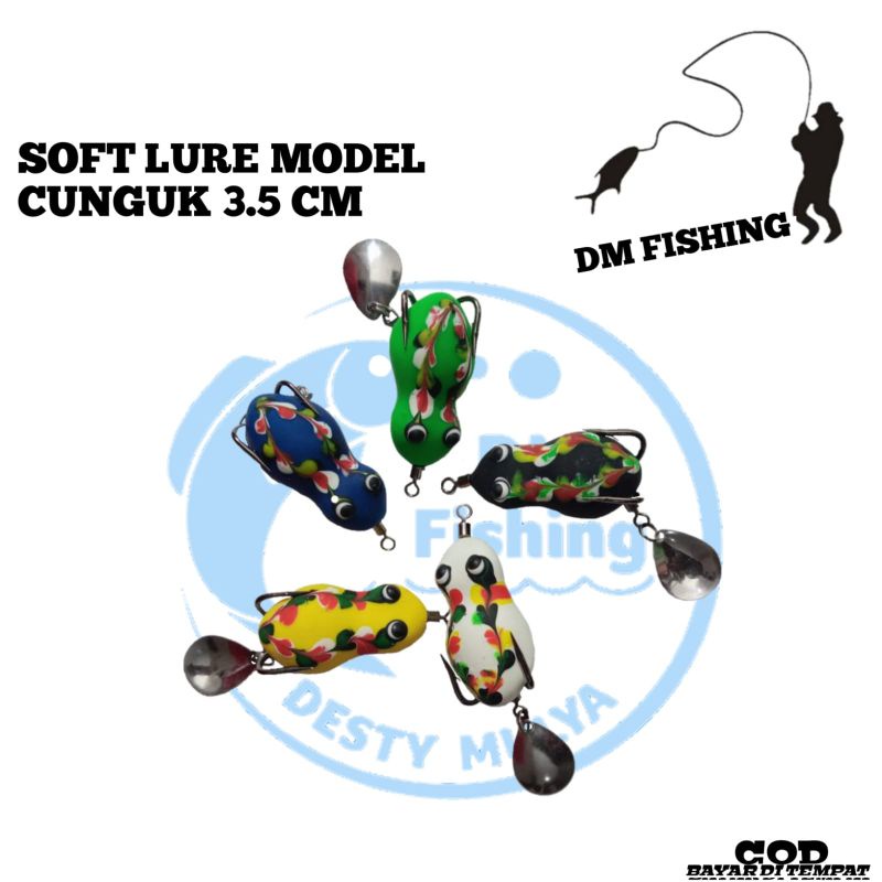SOFT LURE  MODEL CUNGUK BATIK 3.5 CM