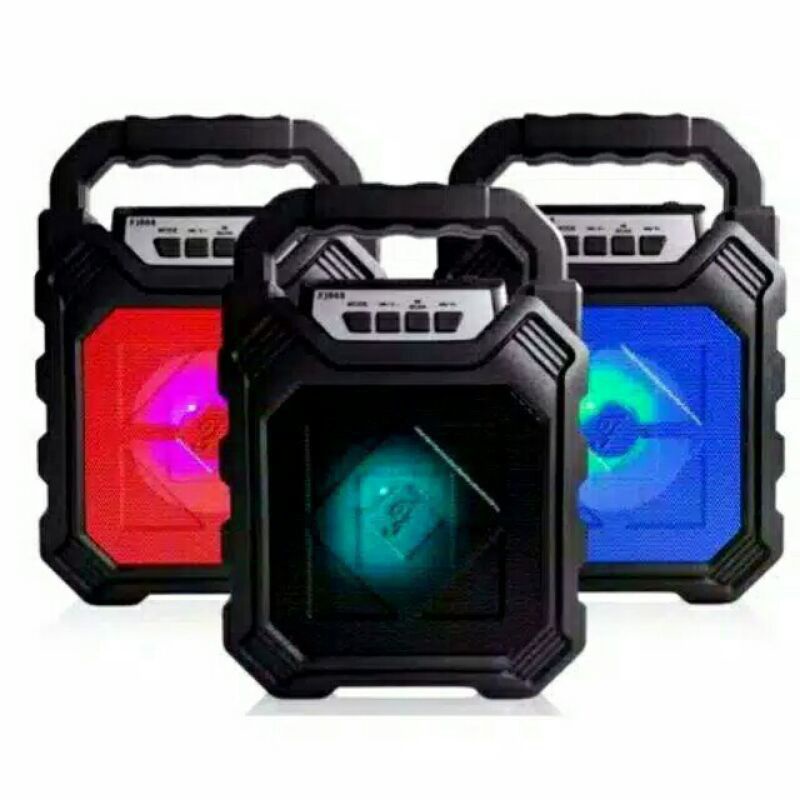 Speaker Bluetooth Portable F668h With Mic Karaoke