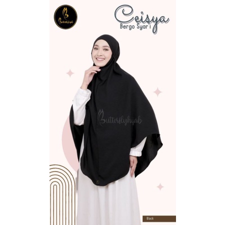 HIJAB INSTAN JUMBO CEISYA BERGO SYARI © BUTTERFLY