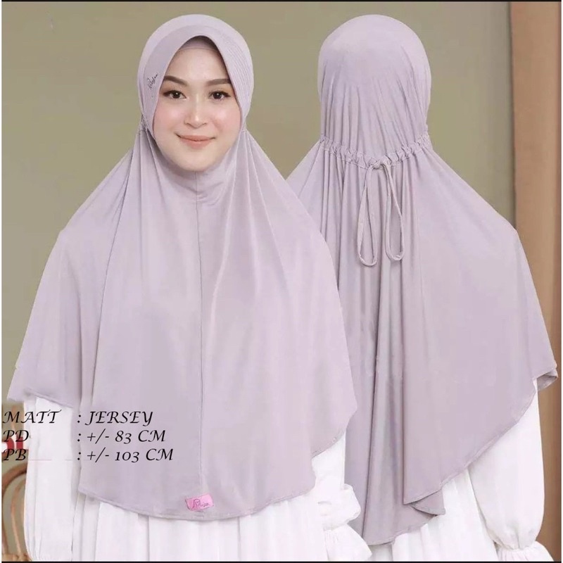 BERGO SERUT JUMBO JILBAB SERUT ADIBA SPANDEX JERSEY JUMBO