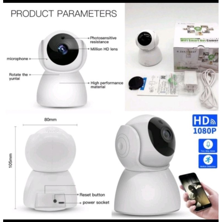 CCTV V380 Ip Camera mini 8MP HD 1080P wireless CCTV wifi snowman