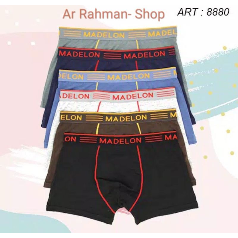 3pcs_ CD PRIA MADELLON seamles pria m.l.xl / celana dalam madelon / cd pria