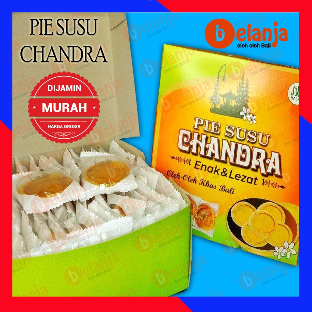 Pie susu chandra original isi 50pcs pie susu bali asli oleh oleh bali