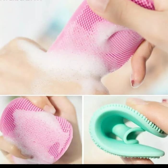 Facial Clean Pad Brush Sikat Wajah Silicone Elastis Lembut