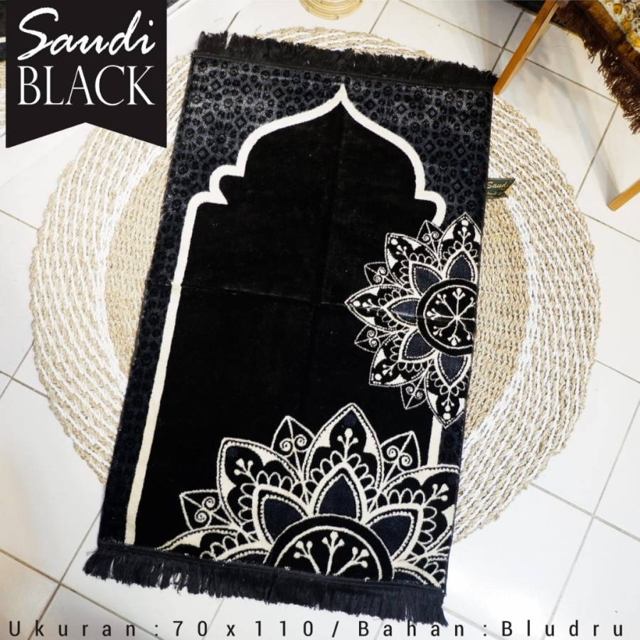 Sajadah Turki/sajadah Saudi Bahan bludru premium ukuran 70x110