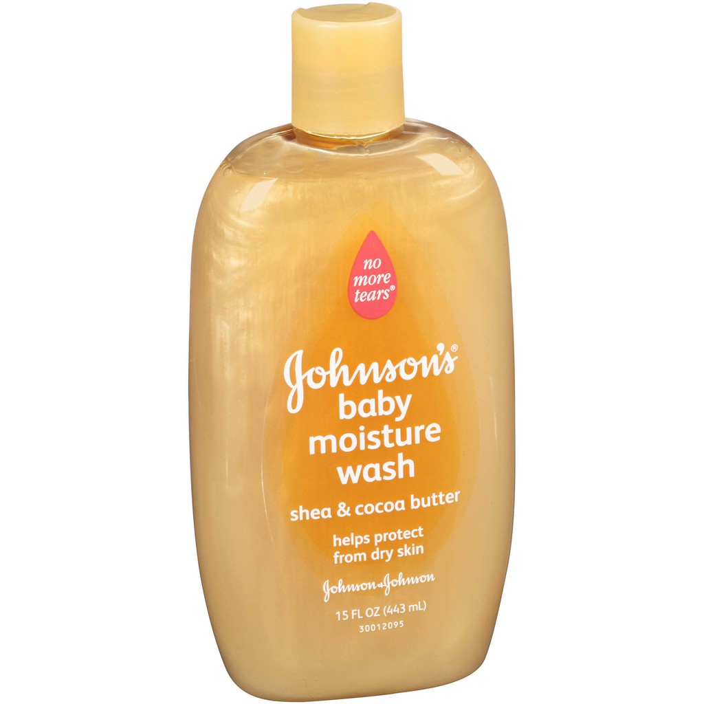 Johnson's Baby Shea & Cocoa Butter Moisture Wash For Dry Skin (443mL)