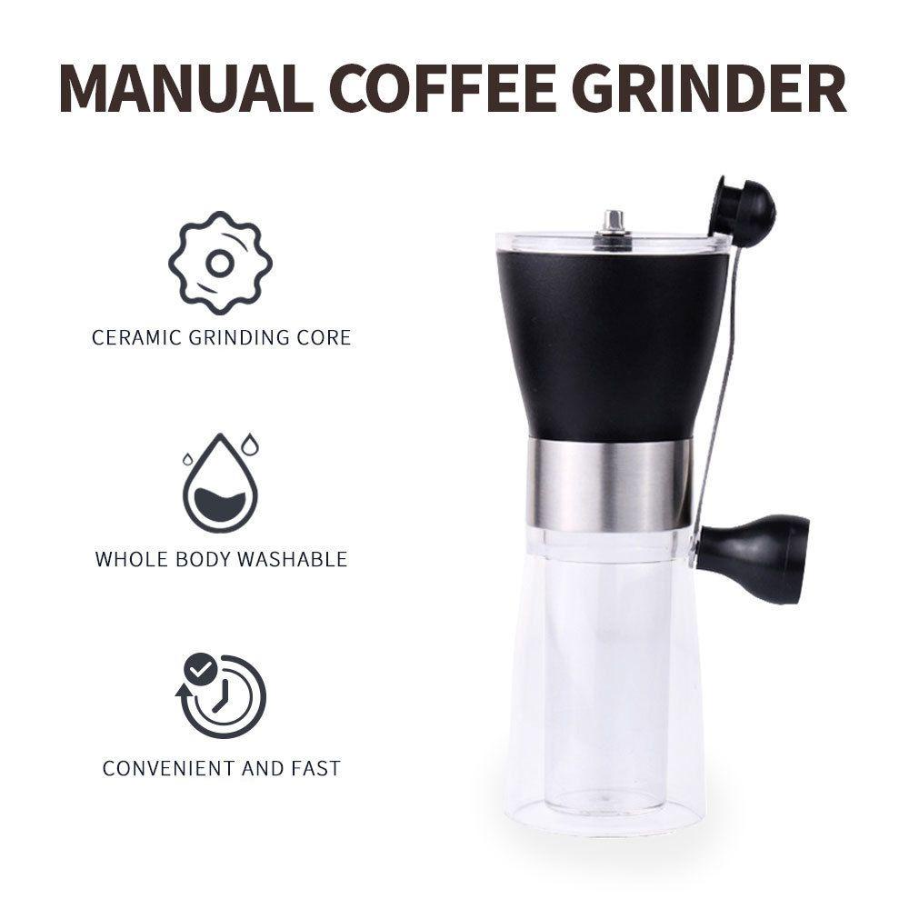 Suyo Alat Penggiling Kopi Espresso Manual Adjustable Bahan Keramik