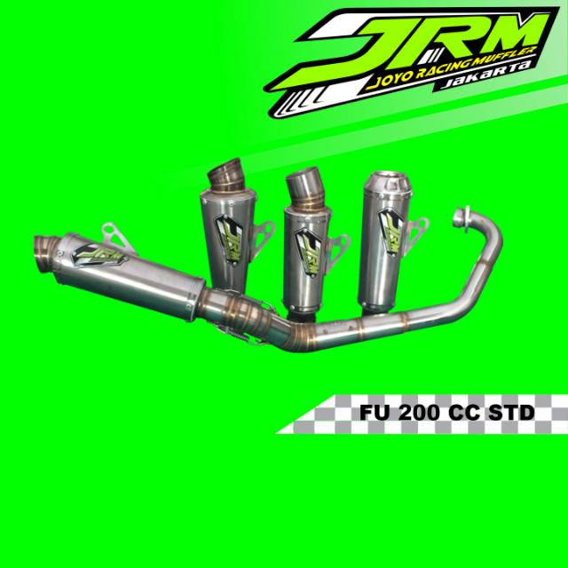 Knalpot racing fu std jrm racing muffler