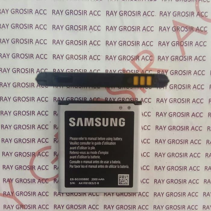 Baterai Original SAMSUNG Core 2 , G355H , G360 , EB-BG355BBE