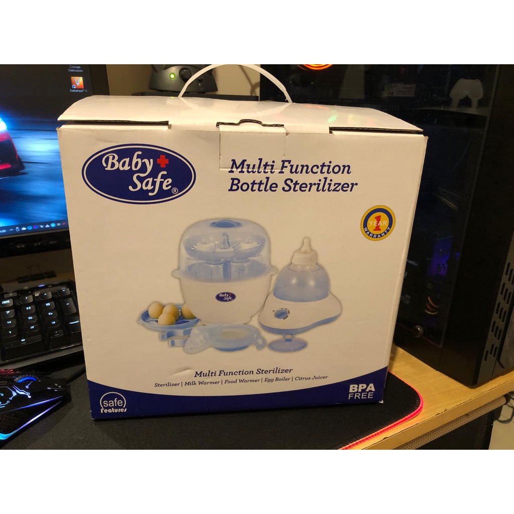 Baby Safe Bottle Sterilizer / BOTOL STERIL BAYI / penghangat makanan dan susu bayi