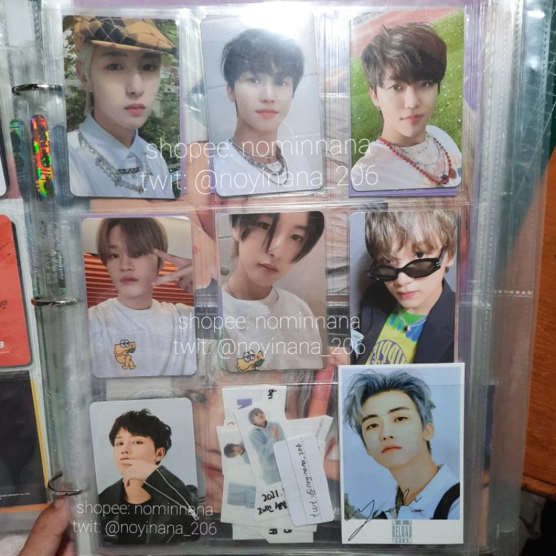 (BACA DESKRIPSI) WTS PC Cafe Renjun, PC Haechan Agent, PC jaemin Sharing season greeting NCT 127 hel