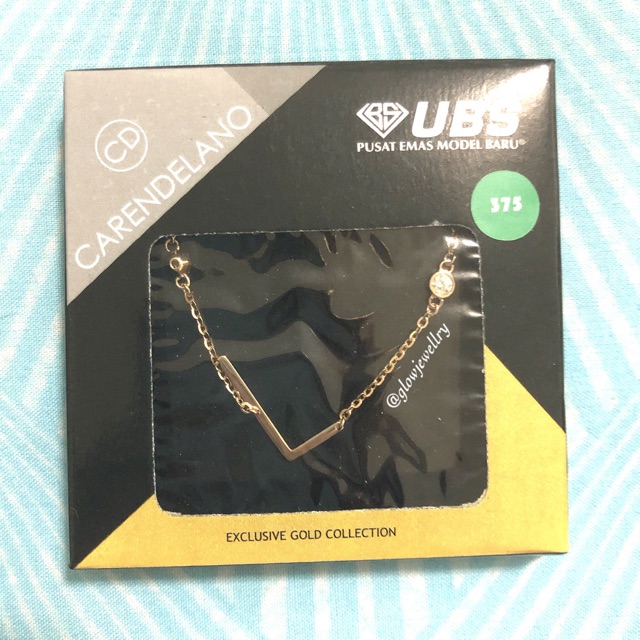 Gelang Huruf Carendelano UBS - L